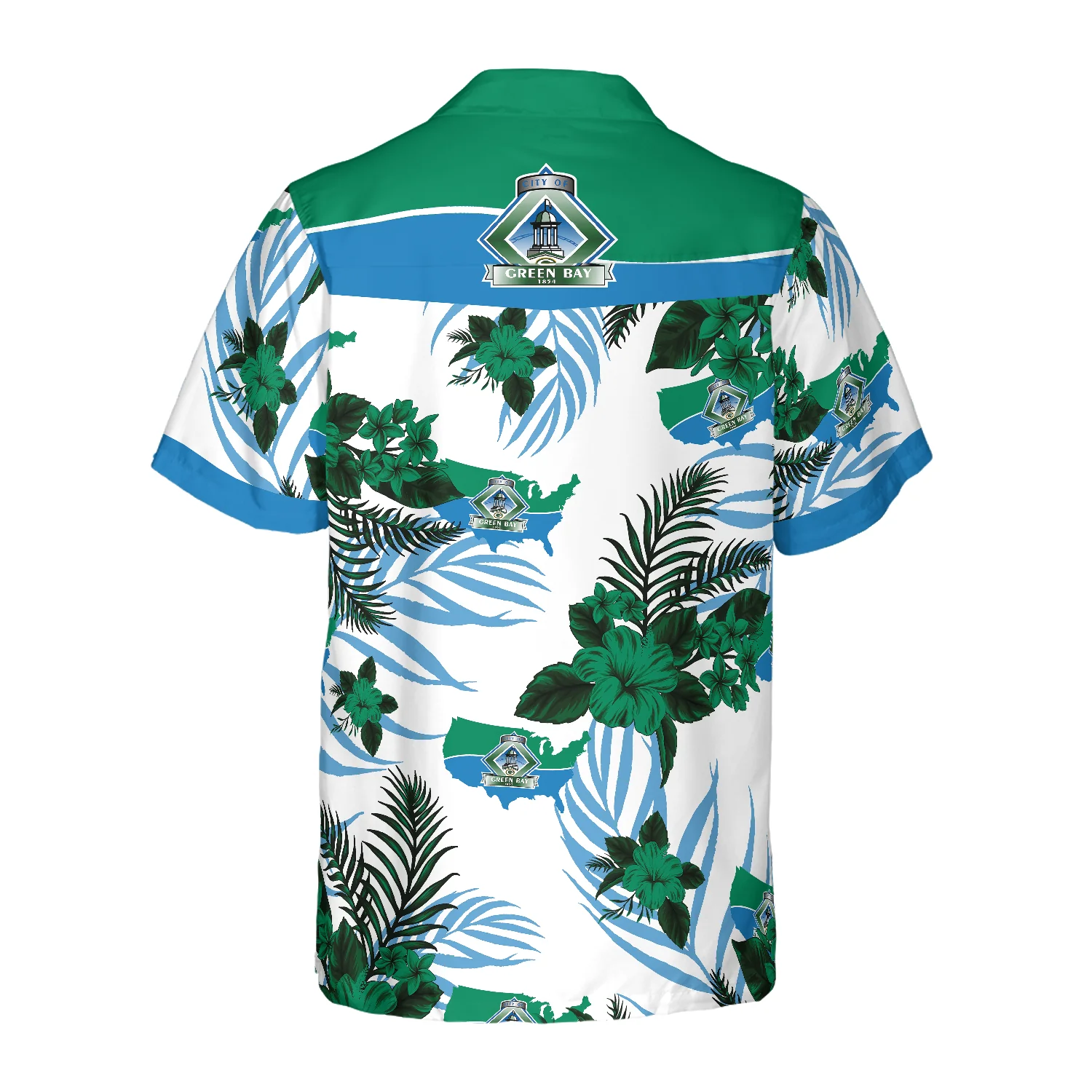 Green Bay Proud Hawaiian Shirt Aloha Shirt For Men and Women