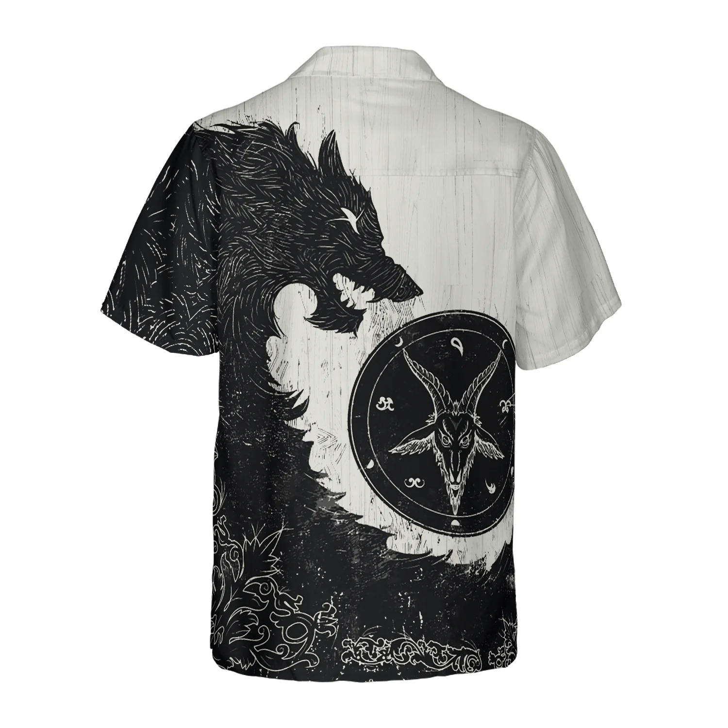 Black Wolf Shirt Hawaiian Shirt Aloha Shirt For Men and Women