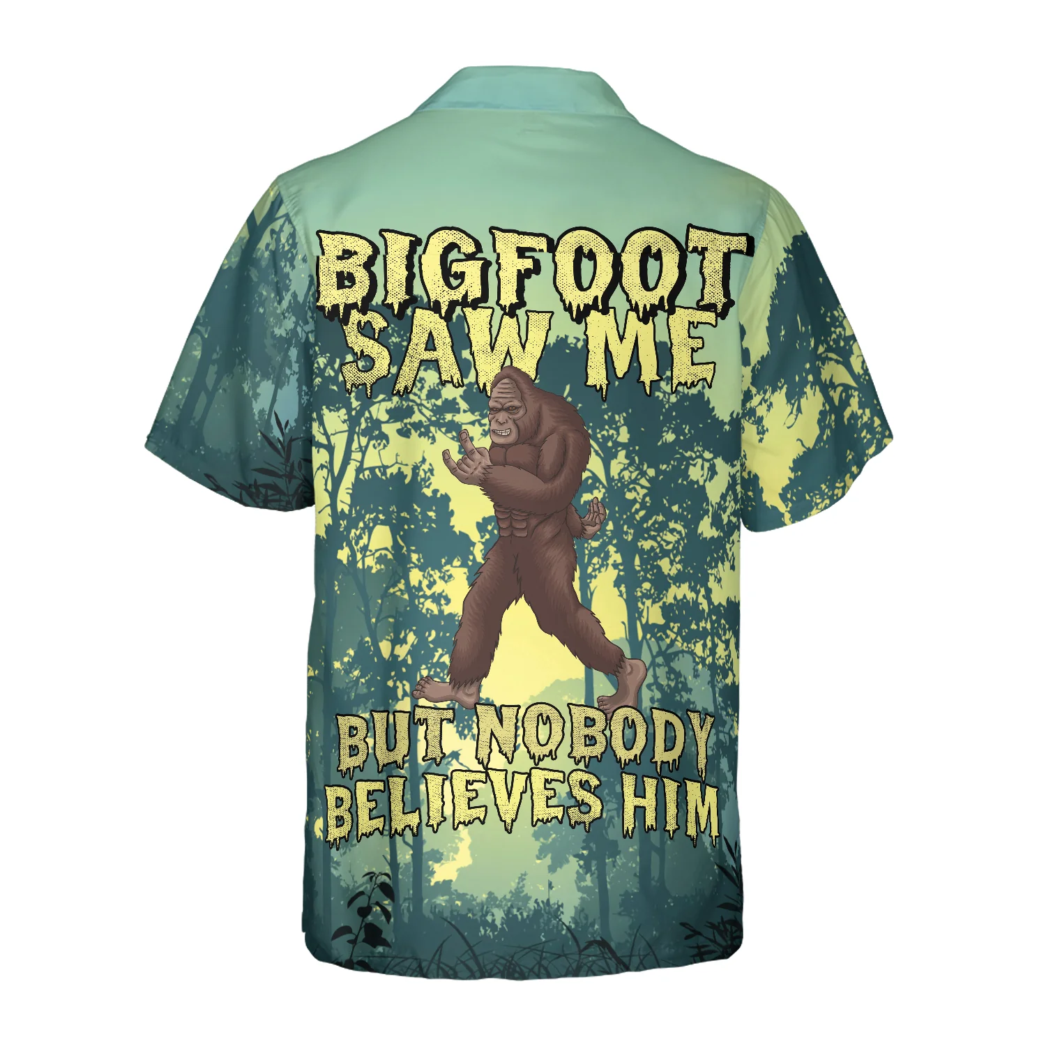 Bigfoot Saw Me Hawaiian Shirt Aloha Shirt For Men and Women