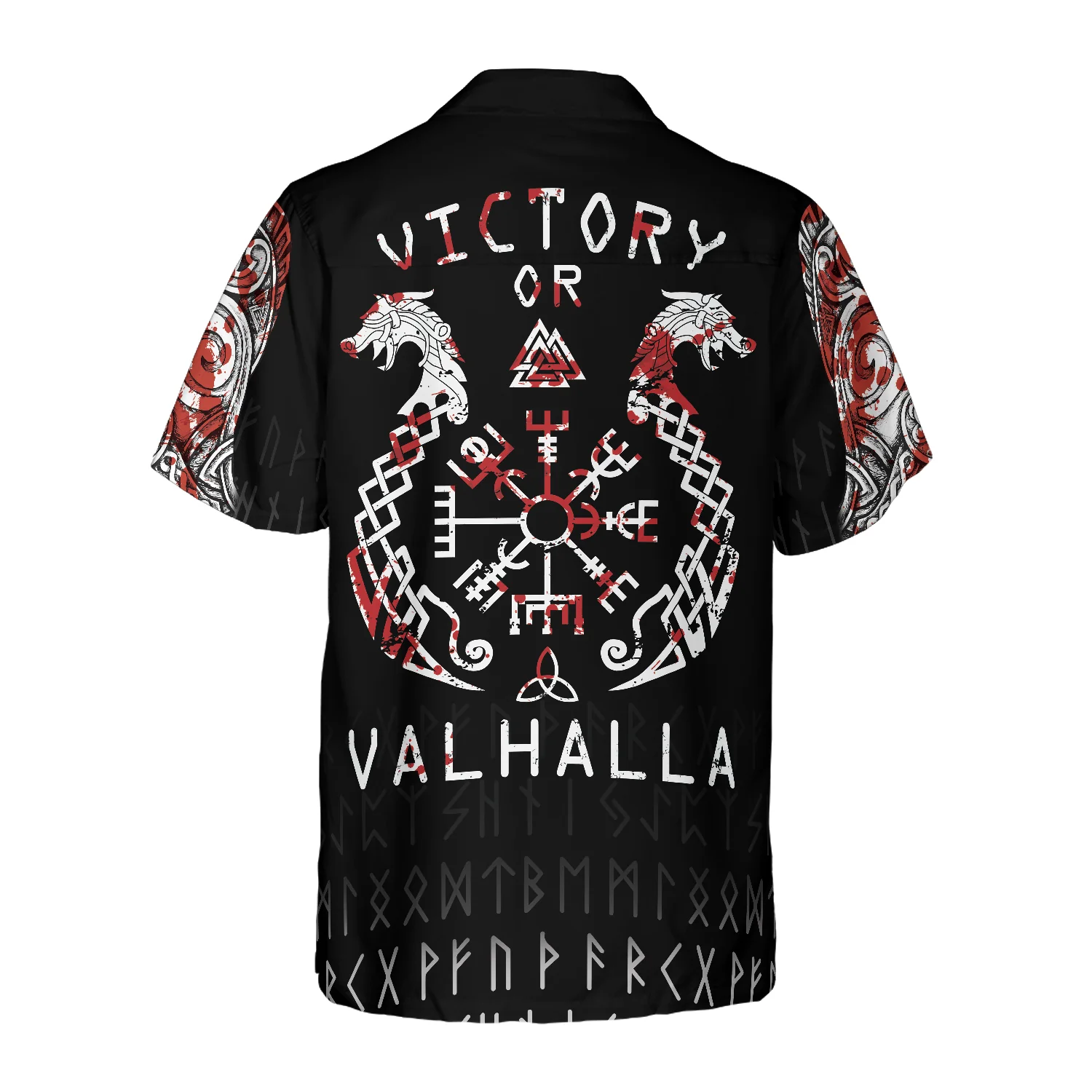 Victory Or Valhalla Hawaiian Shirt Aloha Shirt For Men and Women