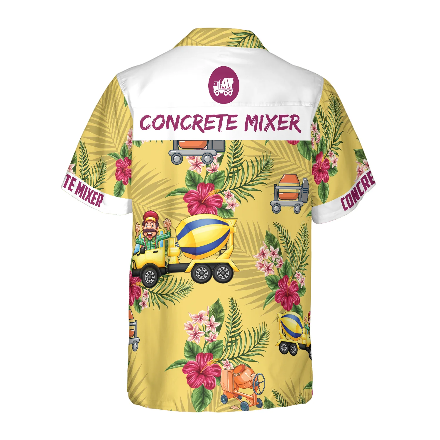 CONCRETE MIXER Hawaiian Shirt Aloha Shirt For Men and Women