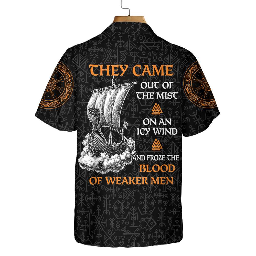 Viking They Came Out Of The Mist Viking Hawaiian Shirt Viking Shirt Gift Aloha Shirt For Men and Women