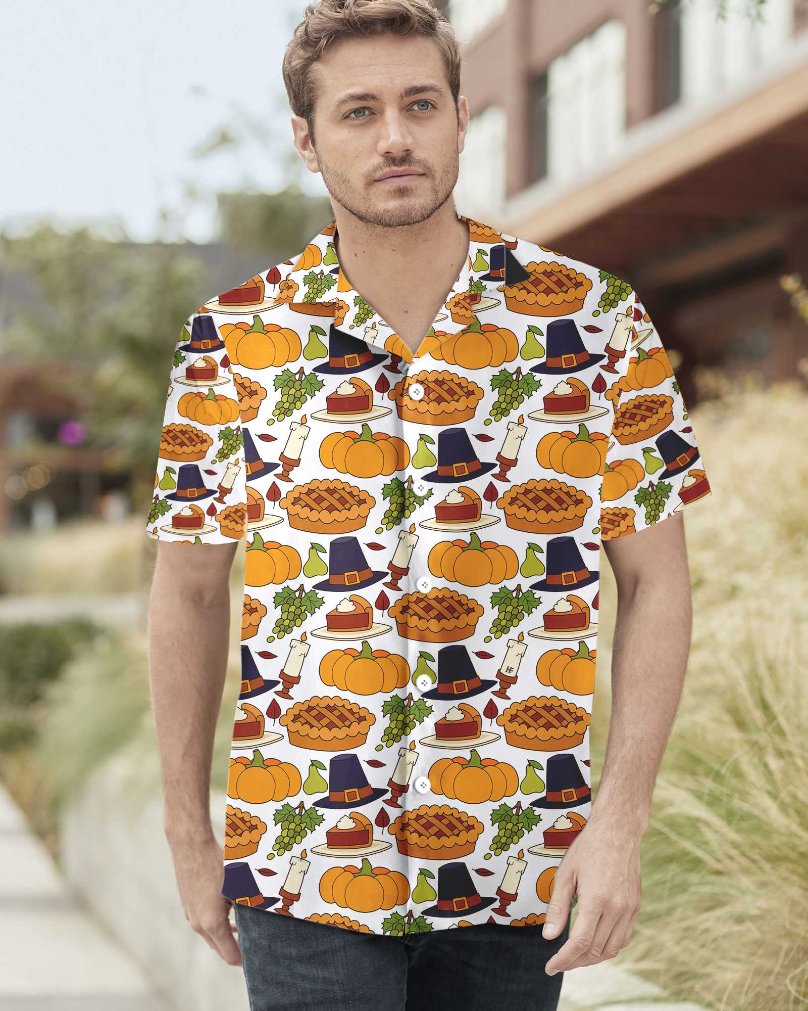 Thanksgiving Harvest Celebration Hawaiian Shirt Thanksgiving Feast Shirt Best Gift For Thanksgiving Day Aloha Shirt For Men and Women