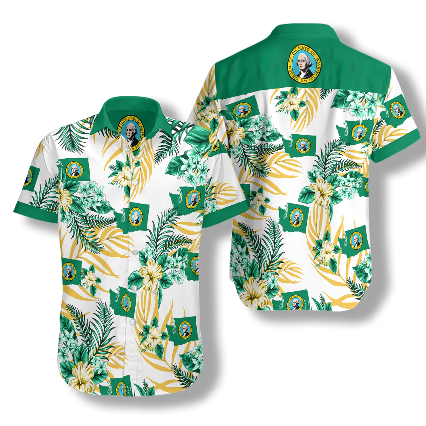 Washington Proud Hawaiian Shirt Aloha Shirt For Men and Women