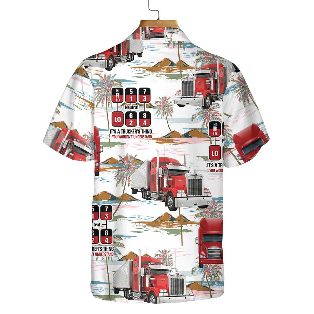 Trucker Hawaiian Shirt Tropical Trucker Shirt Aloha Shirt For Men and Women