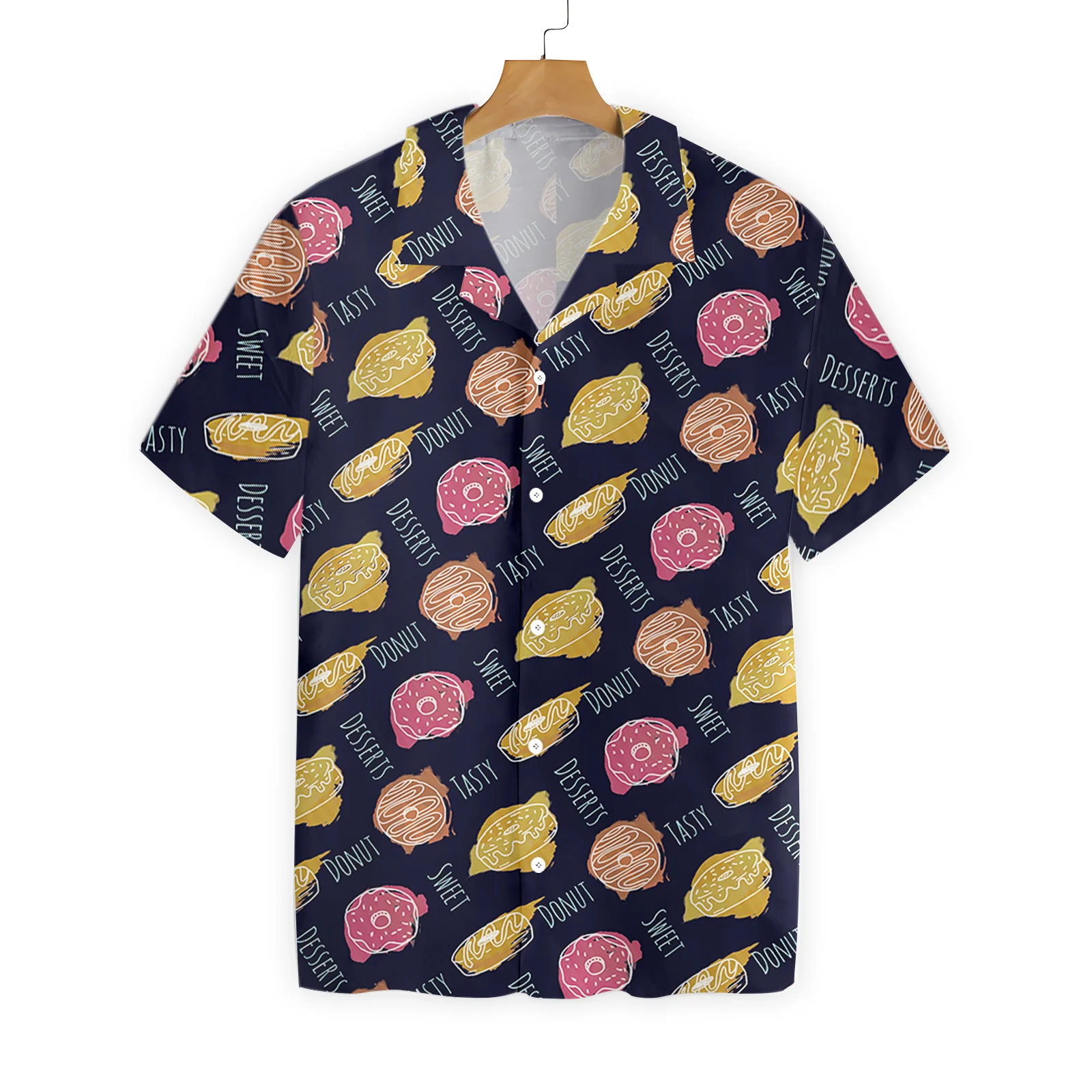 Donut Tasty Sweet Hawaiian Shirt Aloha Shirt For Men and Women