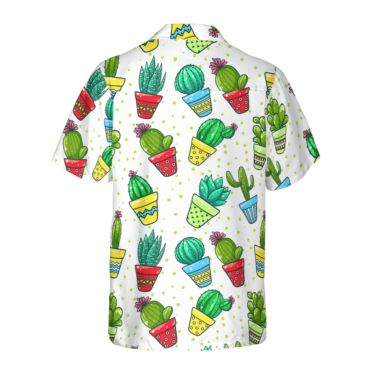 Cactus Seamless Pattern Hawaiian Shirt Aloha Shirt For Men and Women