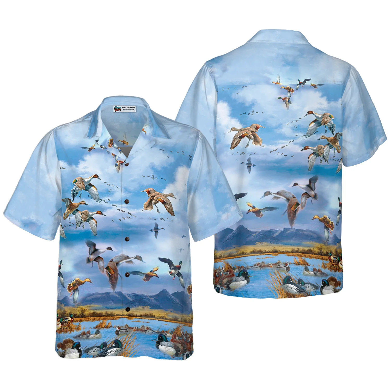 Wild Ducks Keep Your Freedom Hawaiian Shirt Aloha Shirt For Men and Women