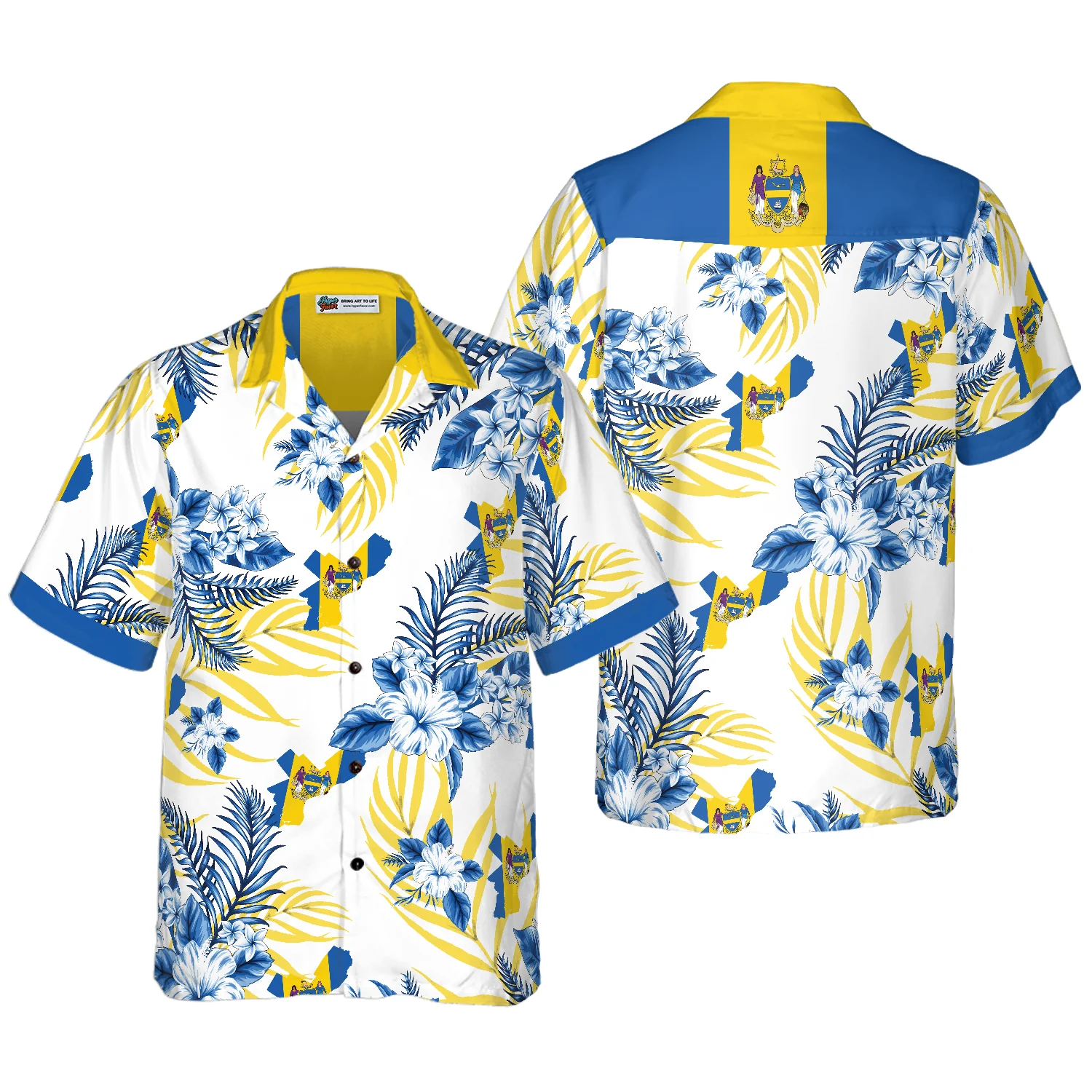 Philadelphia Proud Hawaiian Shirt Aloha Shirt For Men and Women