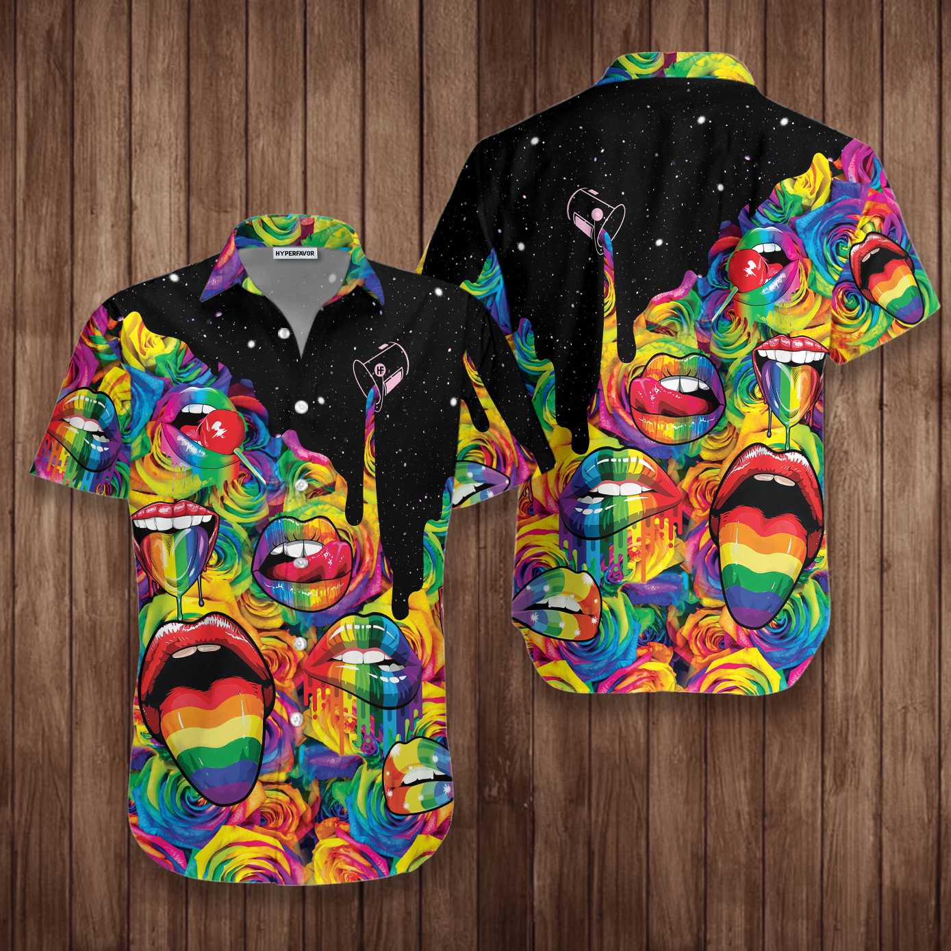 Always Proud LGBT Hawaiian Shirt Aloha Shirt For Men and Women