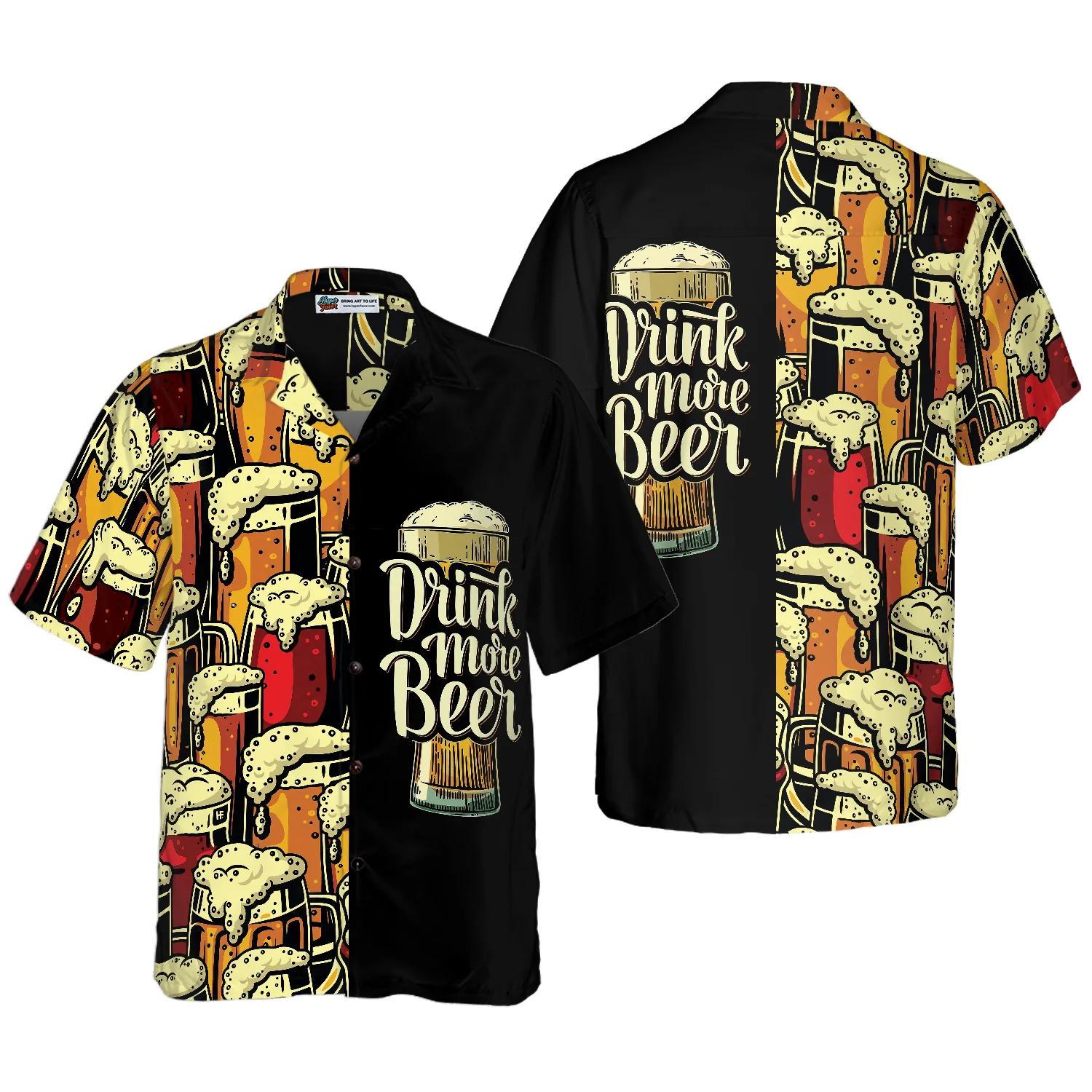 Drink More Beer V2 Beer Hawaiian Shirt Best Gift For Beer Lovers Aloha Shirt For Men and Women