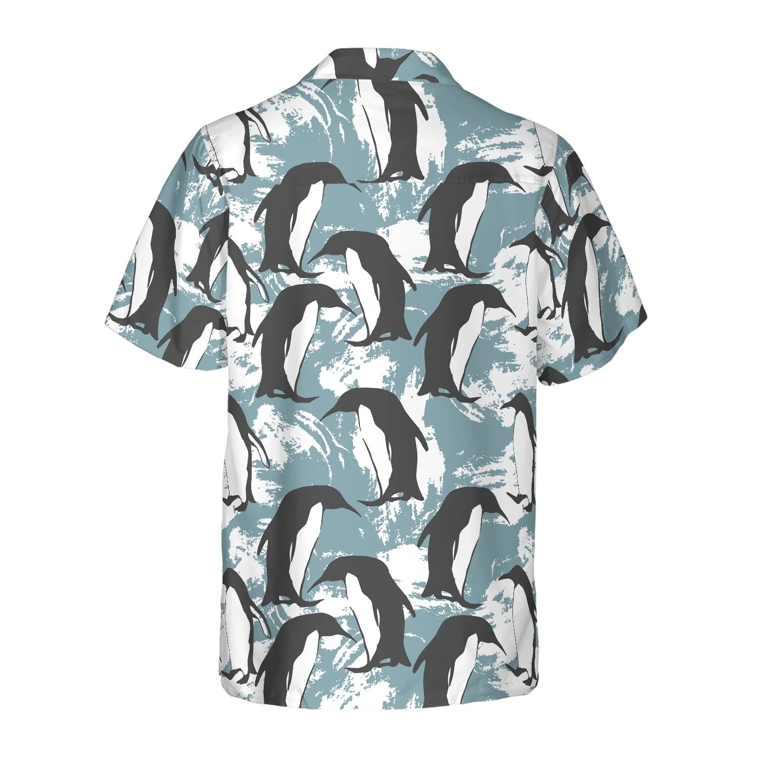 Penguin Seamless Pattern Shirt Hawaiian Shirt Aloha Shirt For Men and Women