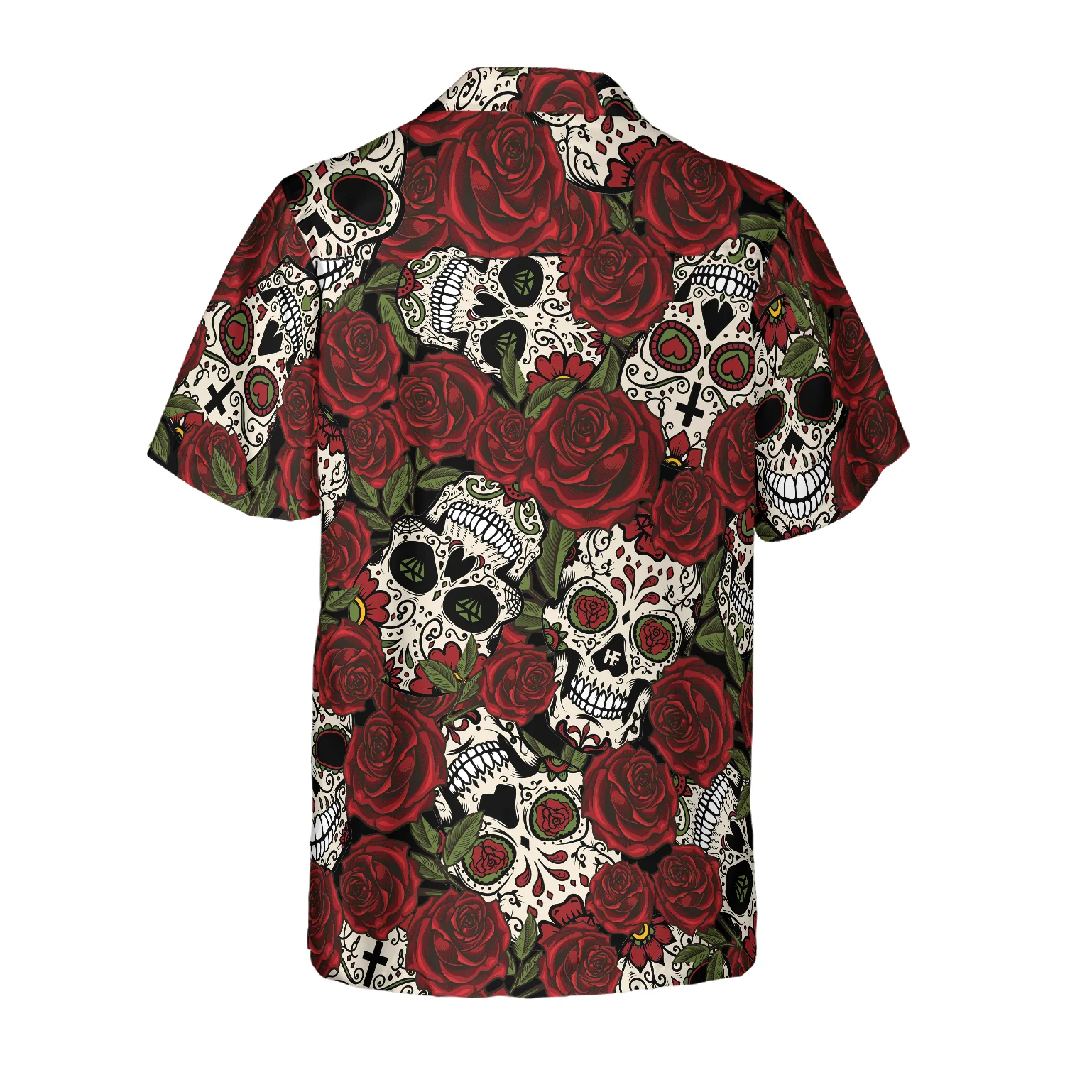 Rose Skull Mexico Hawaiian Shirt Aloha Shirt For Men and Women