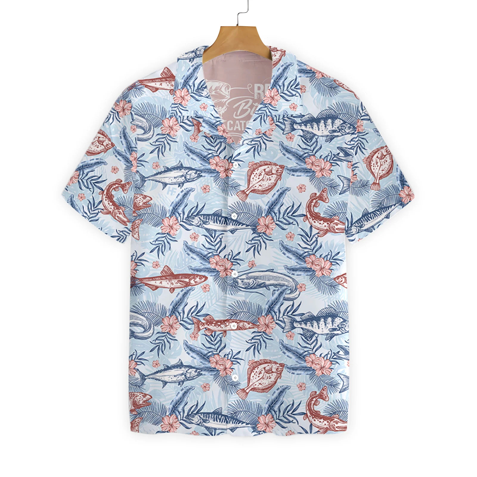 Reel Bitches Catch Fishes Hawaiian Shirt Aloha Shirt For Men and Women