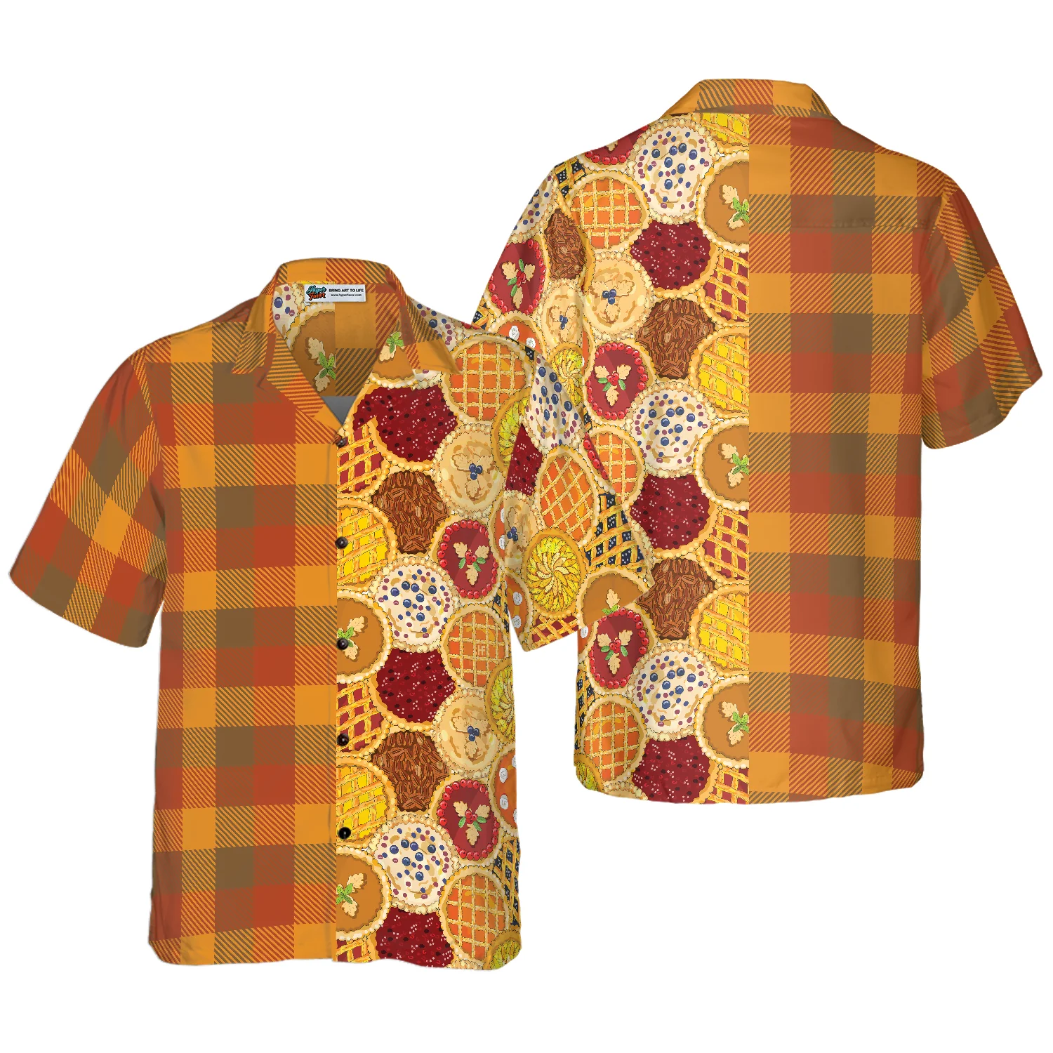 Thanksgiving Homemade Pies Hawaiian Shirt Aloha Shirt For Men and Women