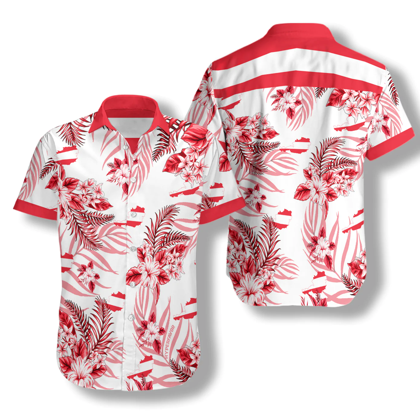 Austria Hawaiian Shirt Aloha Shirt For Men and Women