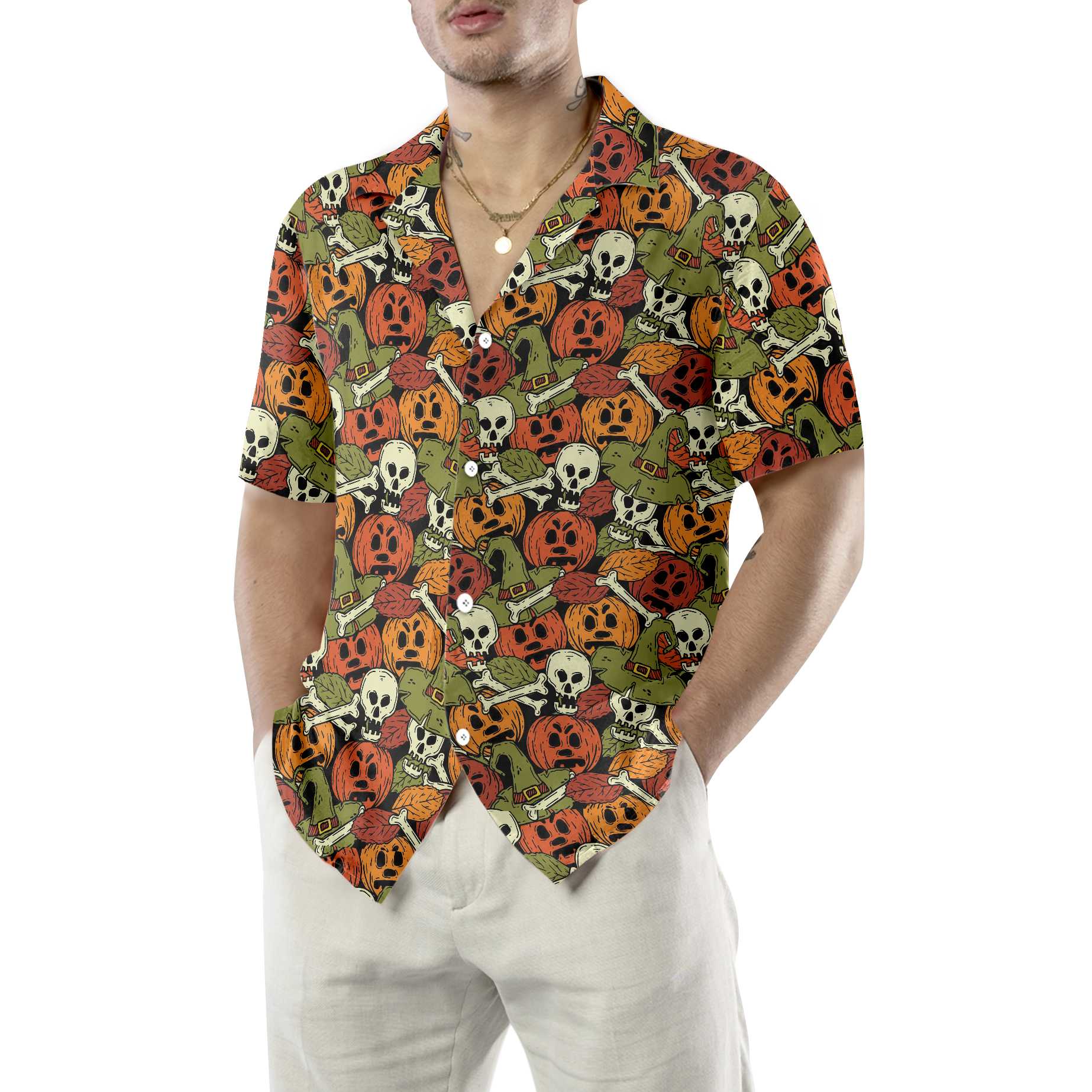 Halloween Is Coming Hawaiian Shirt Funny Halloween Shirt Best Gift For Halloween Aloha Shirt For Men and Women