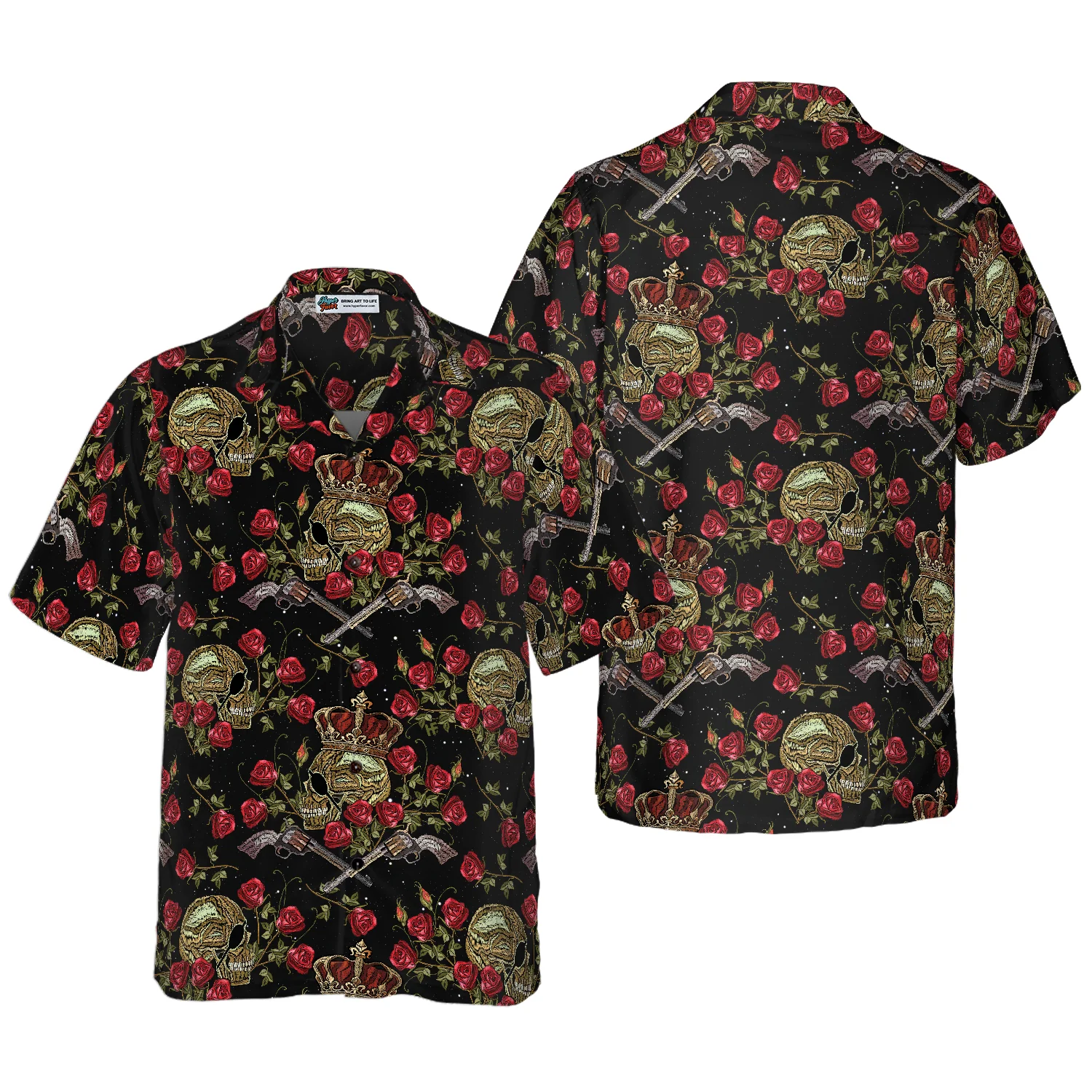 King Of Pirates In Crown Hawaiian Shirt Aloha Shirt For Men and Women