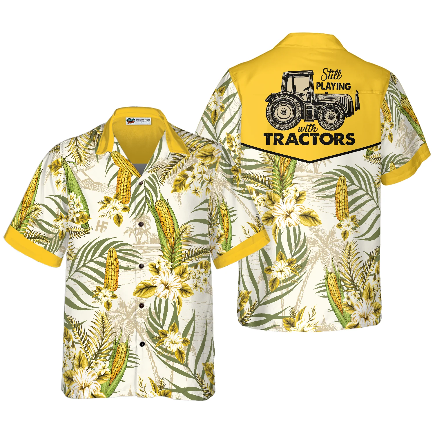 Still Play With Tractor Hawaiian Shirt Aloha Shirt For Men and Women