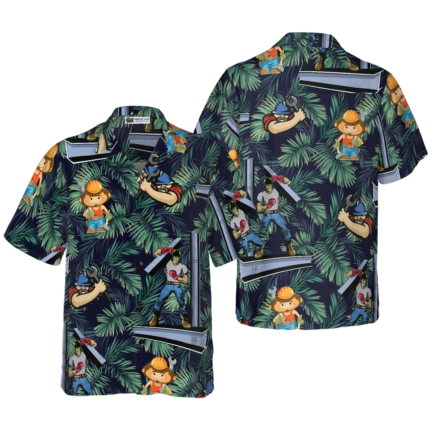 Ironworker Proud 5 Hawaiian Shirt Aloha Shirt For Men and Women