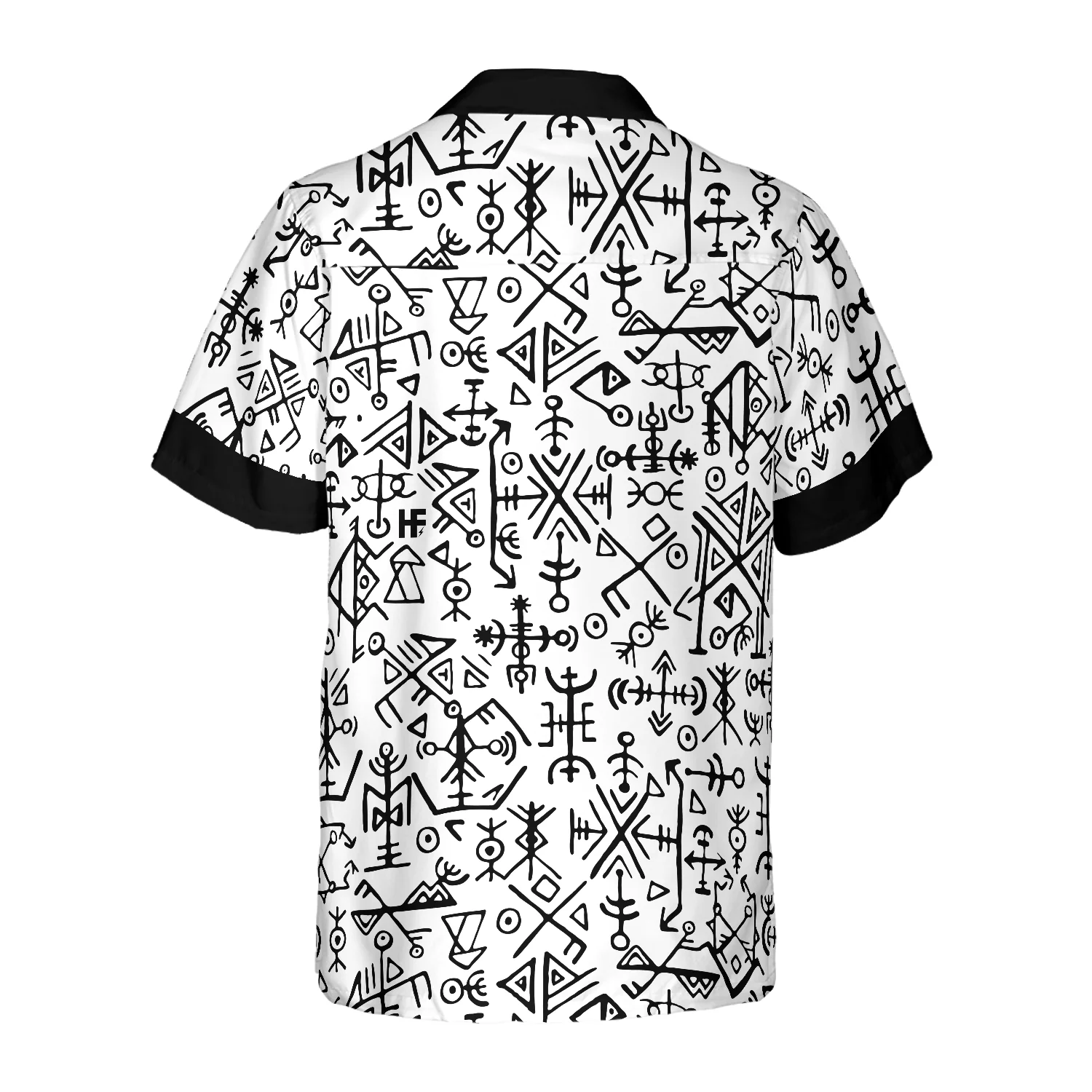 Ancient Viking Seamless Pattern Hawaiian Shirt Aloha Shirt For Men and Women