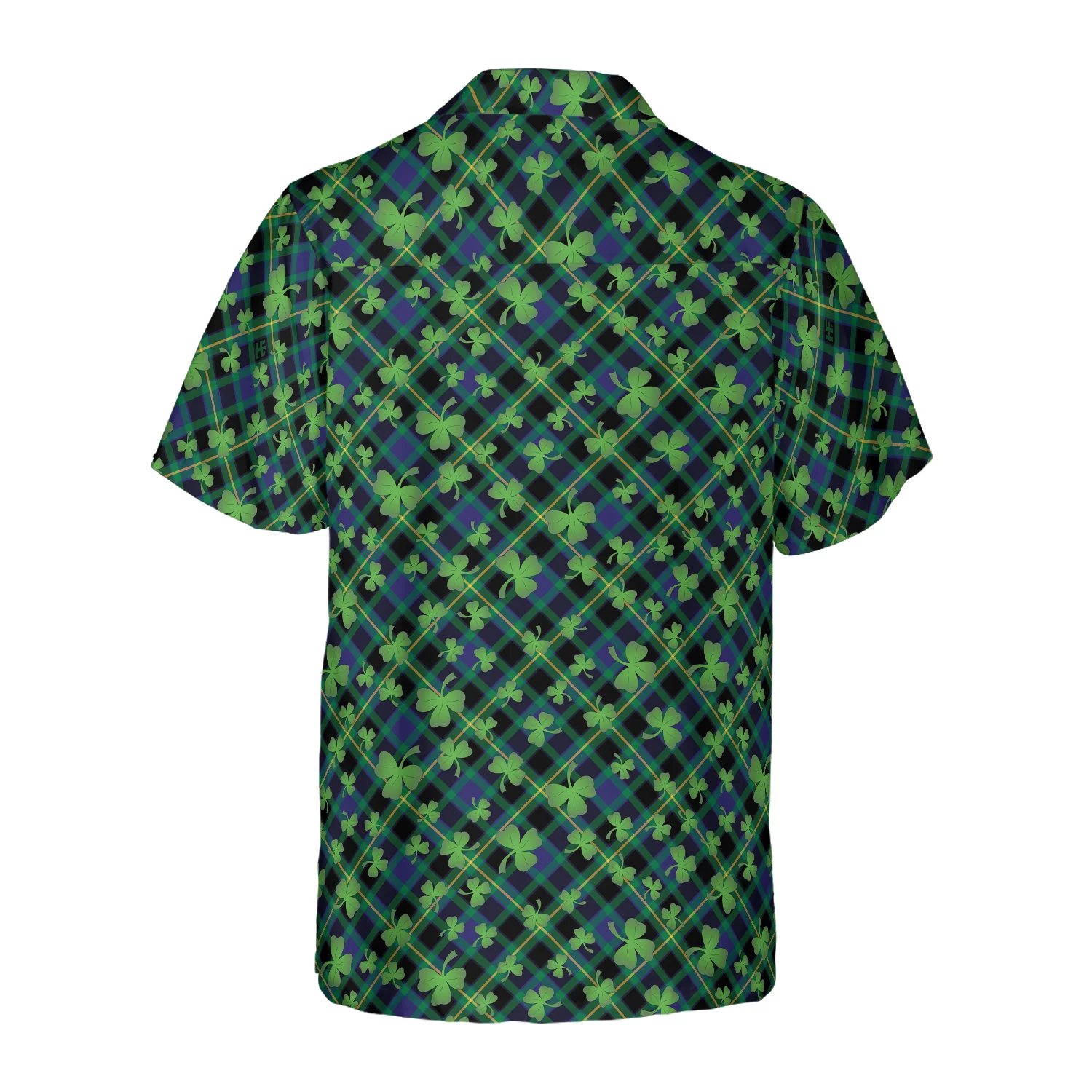 Shamrock Seamless Pattern Hawaiian shirt Aloha Shirt For Men and Women