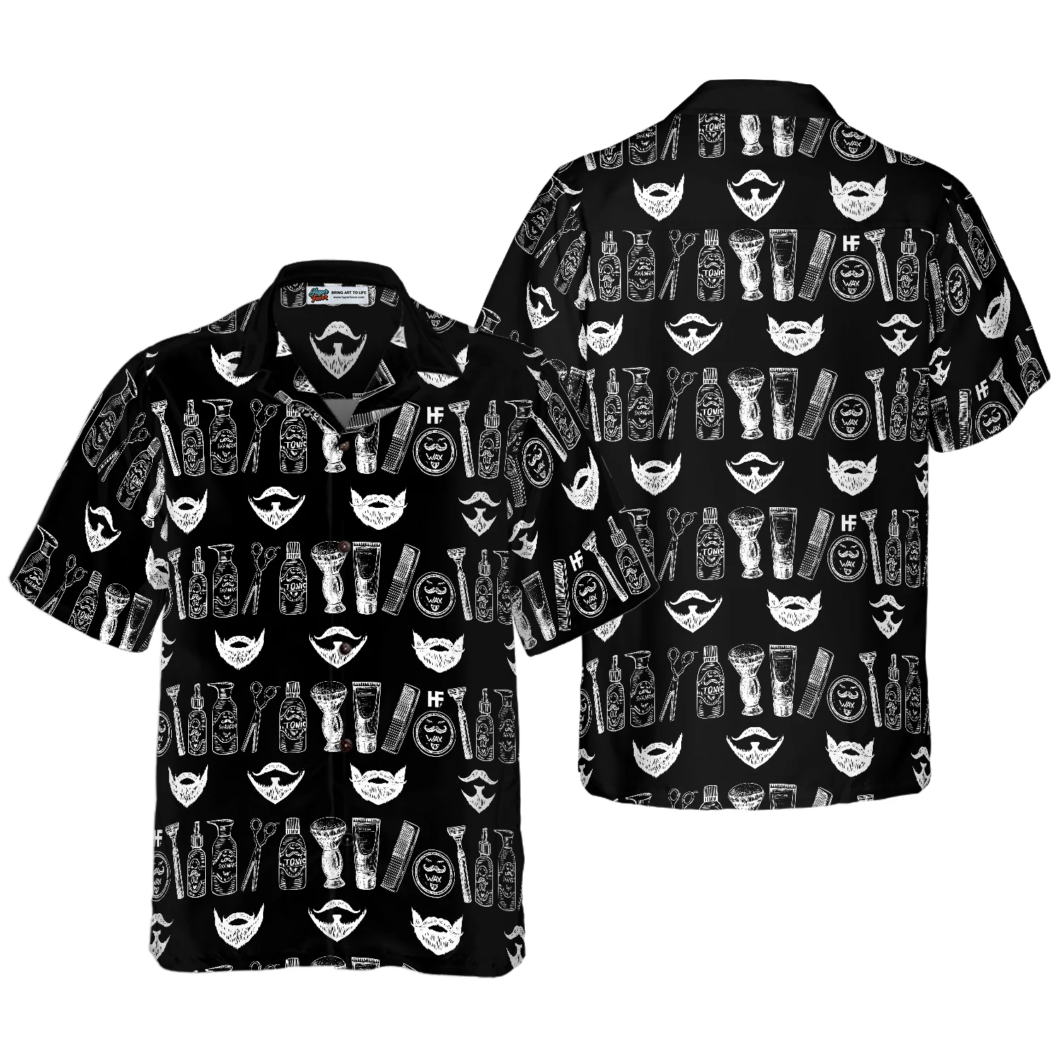 Beard Care Set Hawaiian Shirt Aloha Shirt For Men and Women