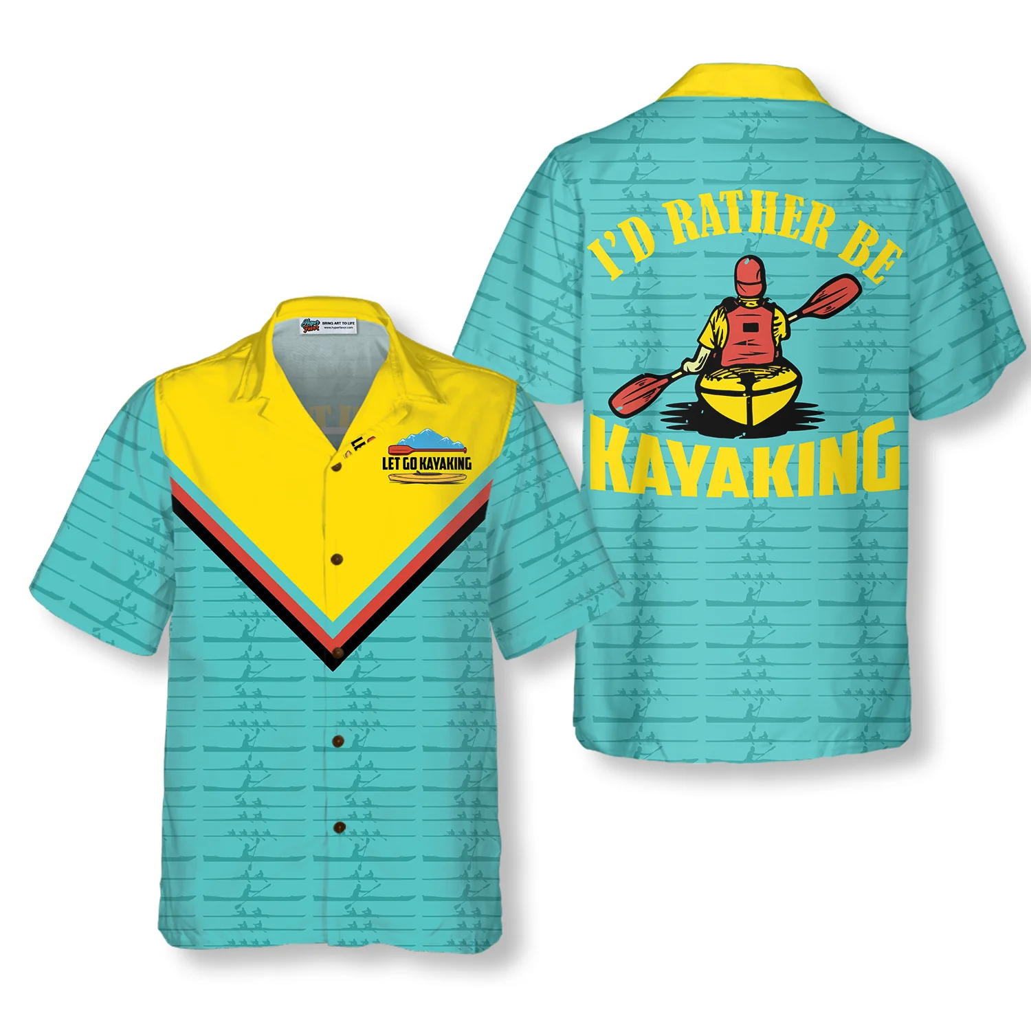 Id Rather Be Kayaking Hawaiian Shirt Aloha Shirt For Men and Women