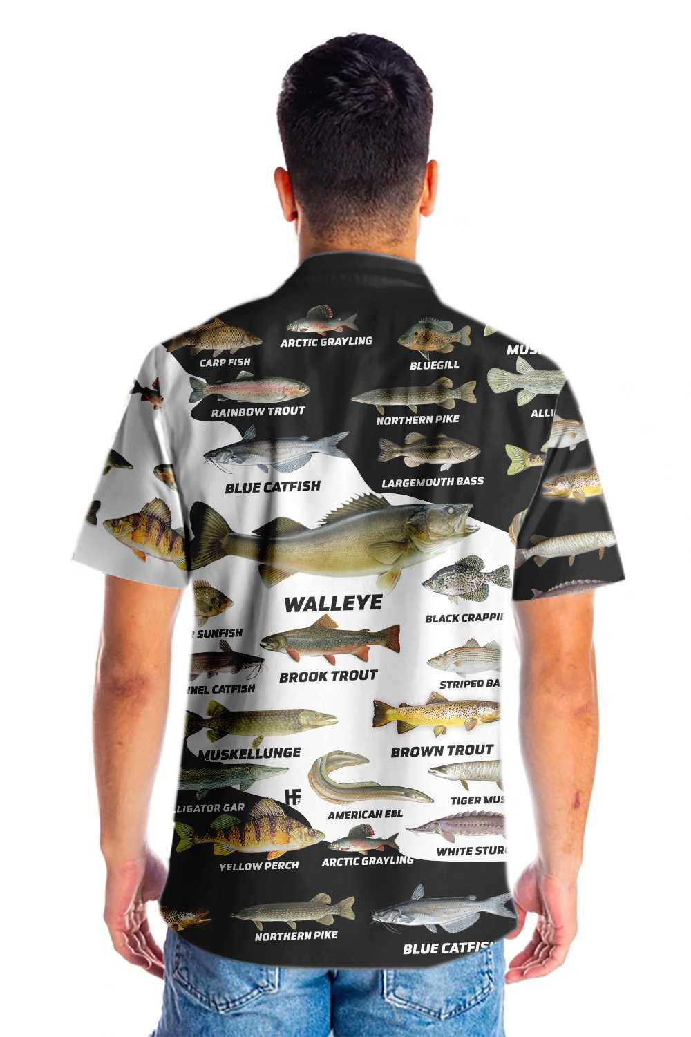 3D Freshwater Fish Types Hawaiian Shirt Aloha Shirt For Men and Women