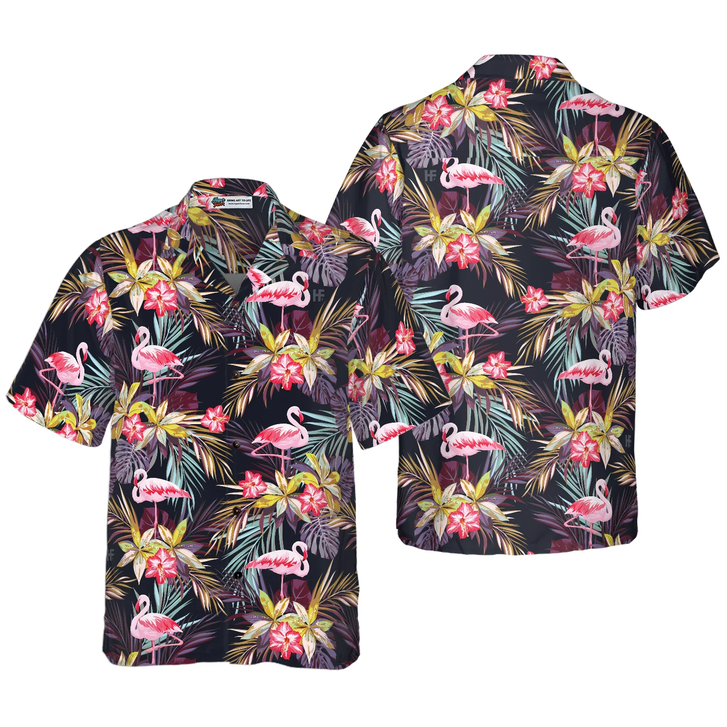 Flamingo 09 Hawaiian Shirt Aloha Shirt For Men and Women