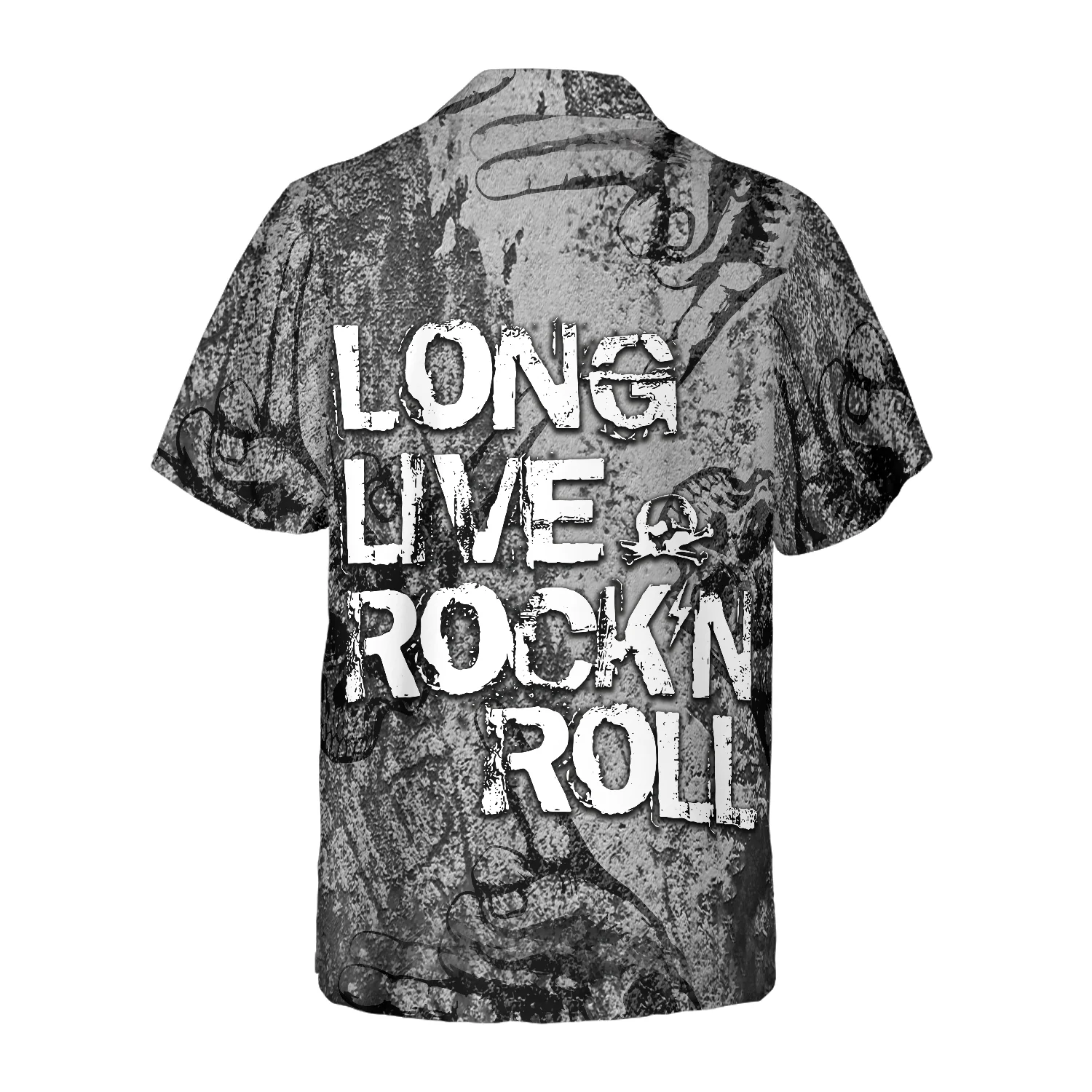 Long Live Rockn Roll Guitar Hawaiian Shirt Aloha Shirt For Men and Women