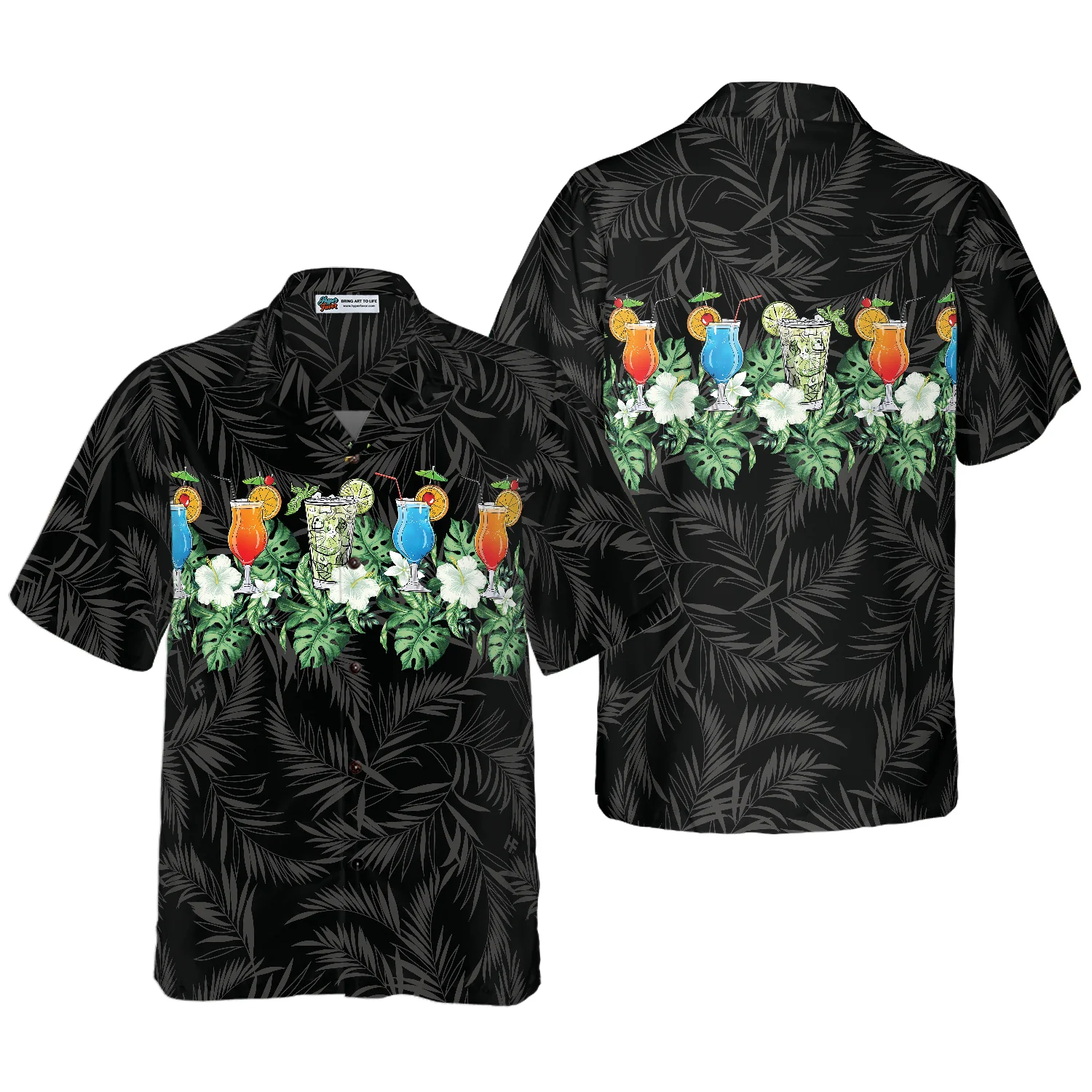 Tropical Aloha Bartender Shirt Hawaiian Shirt Aloha Shirt For Men and Women