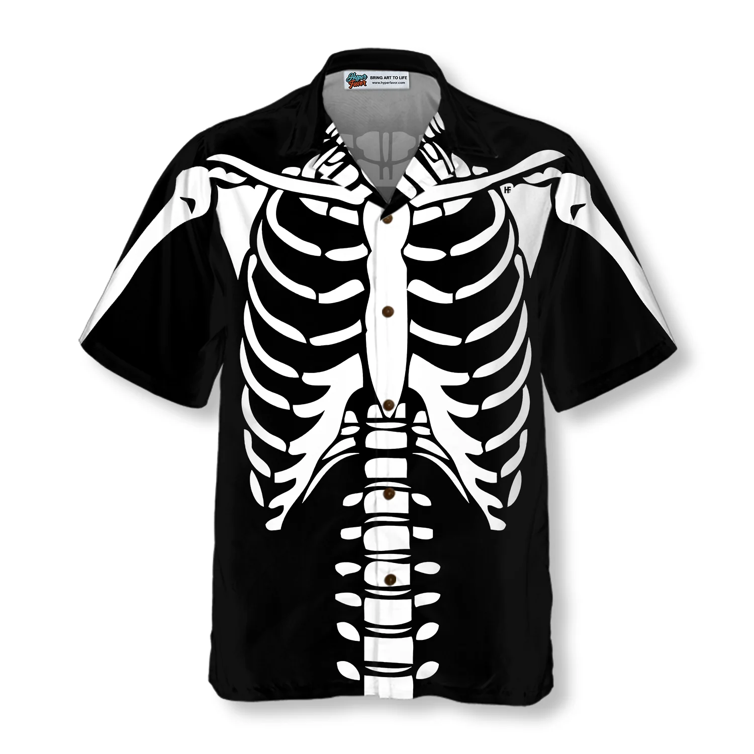 Halloween Skeleton Costume Shirt Hawaiian Shirt Aloha Shirt For Men and Women