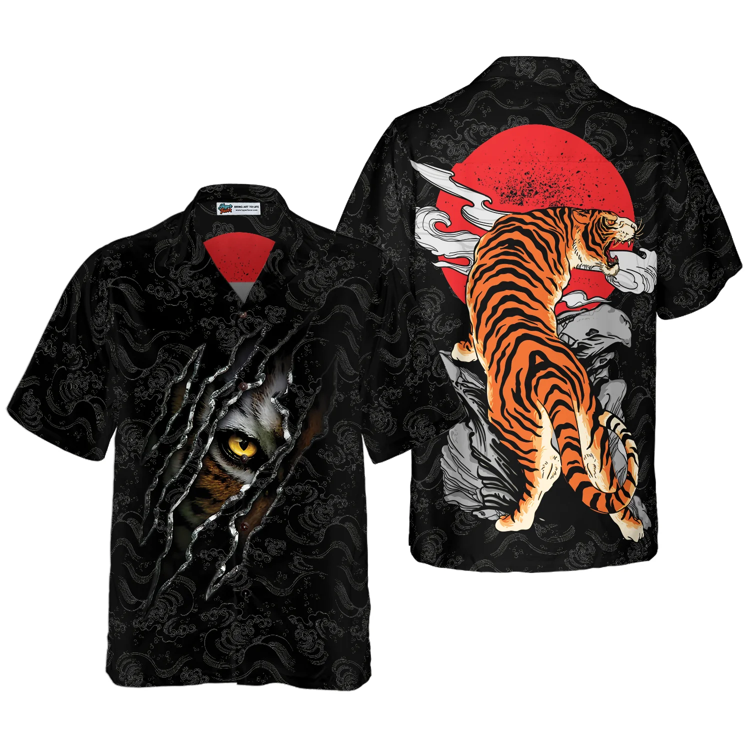 Strong Like A Tiger Shirt Hawaiian Shirt Aloha Shirt For Men and Women