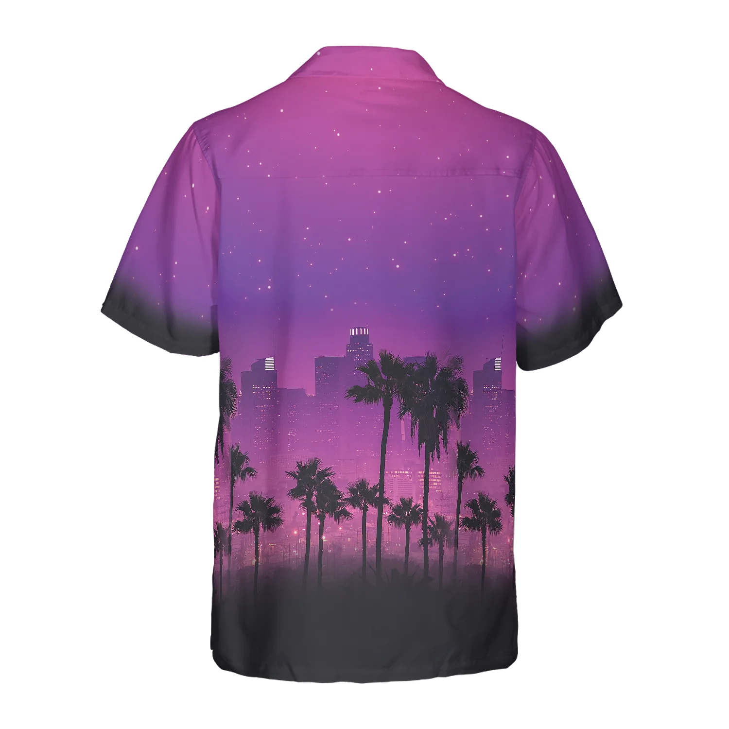 Los Angeles Cityscape Hawaiian Shirt Stylish Los Angeles Shirts Aloha Shirt For Men and Women