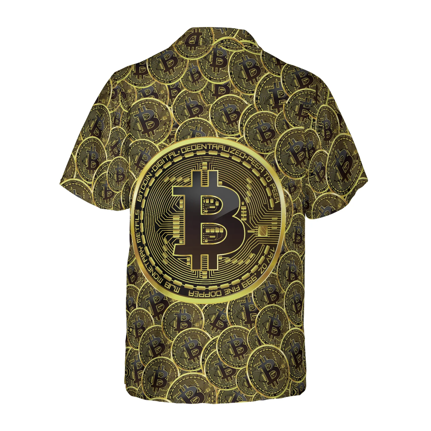 Bitcoins Hawaiian Shirt Aloha Shirt For Men and Women