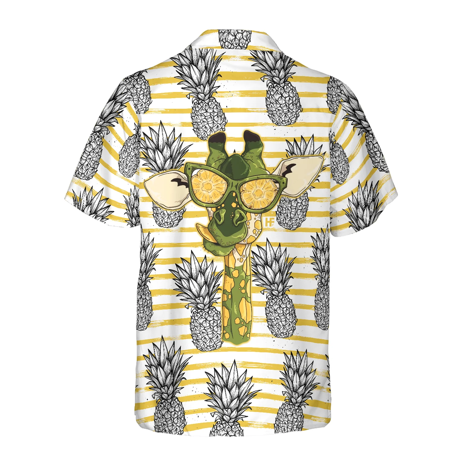 Pineapple And Giraffe Hawaiian Shirt Aloha Shirt For Men and Women