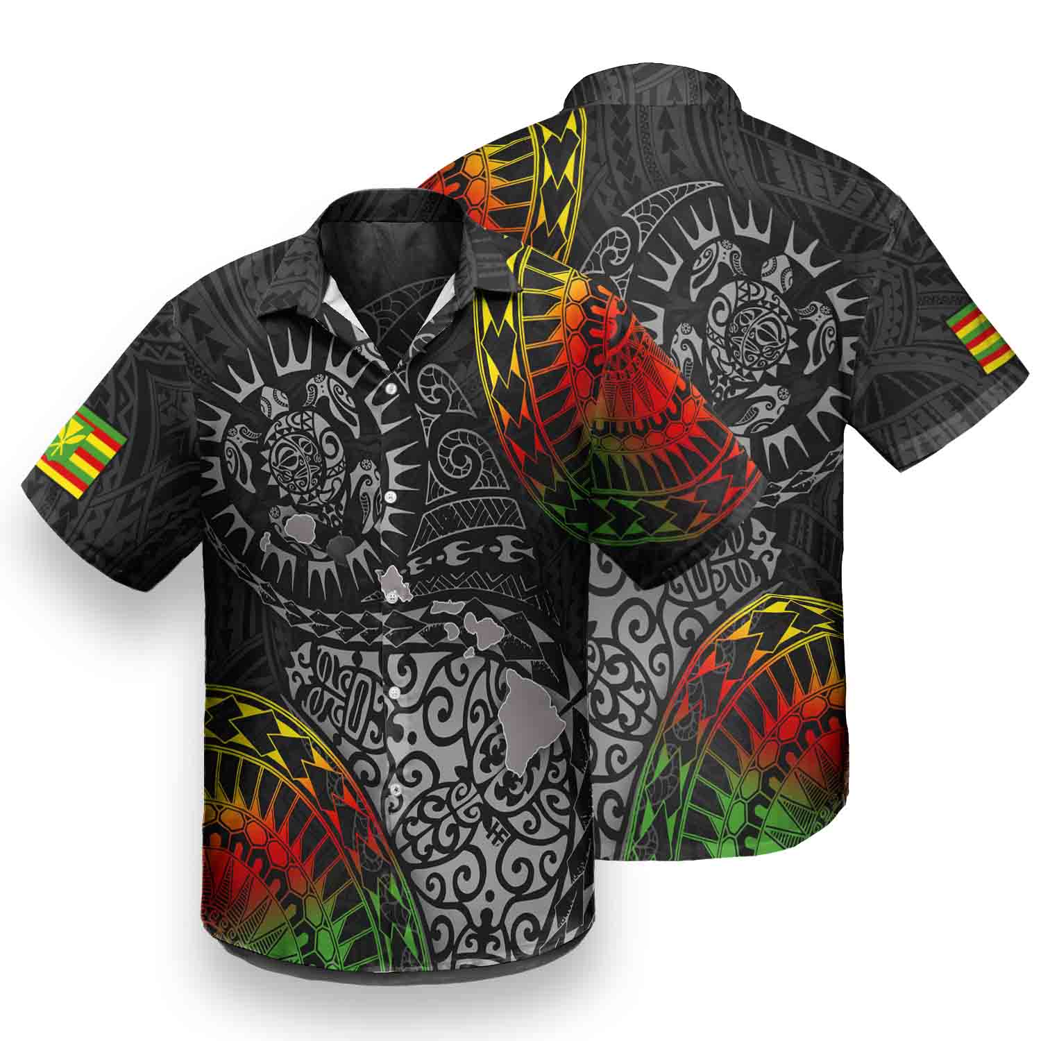 Kanaka Maoli Hawaiian Shirt Aloha Shirt For Men and Women