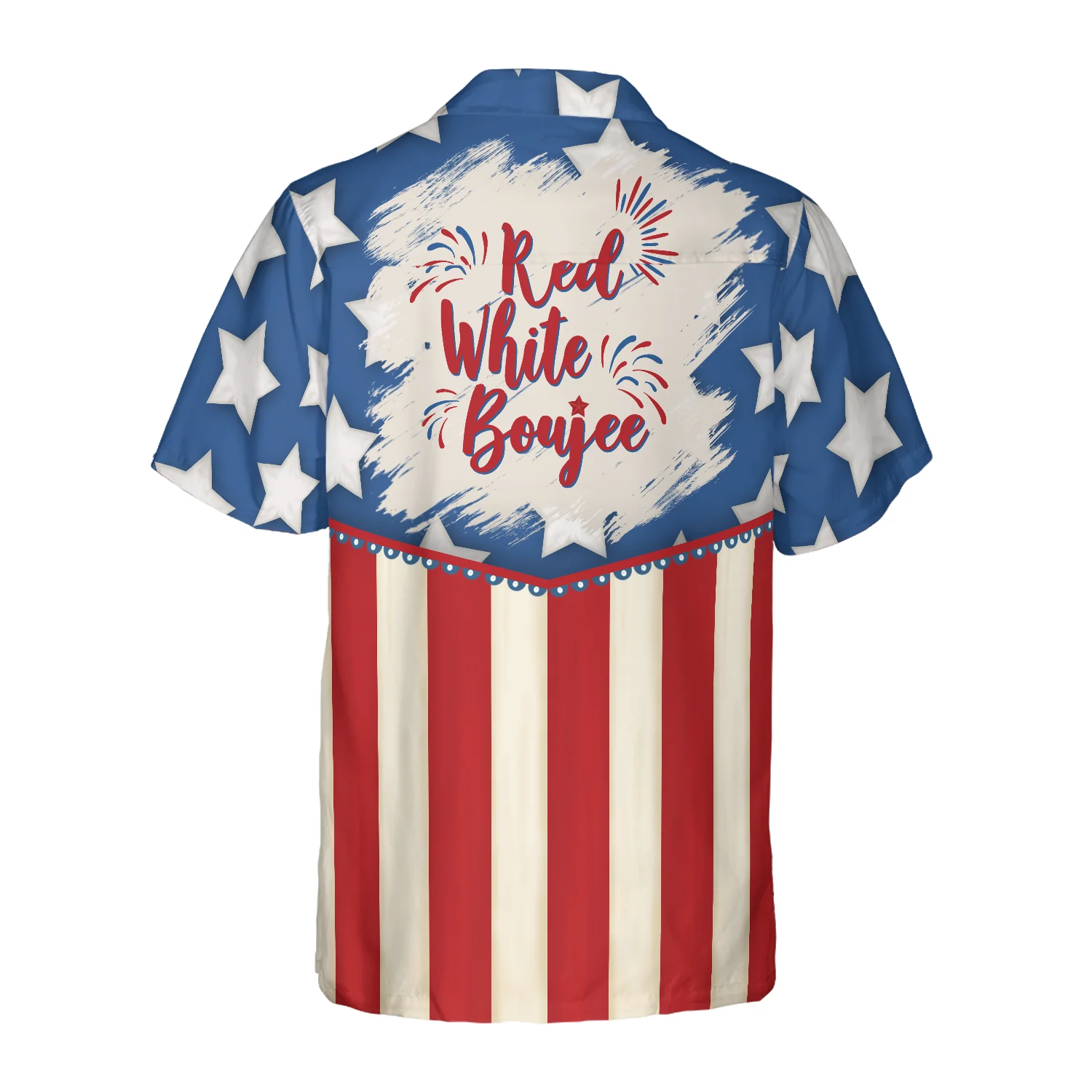 Red White Boujee Hawaiian Shirt Aloha Shirt For Men and Women