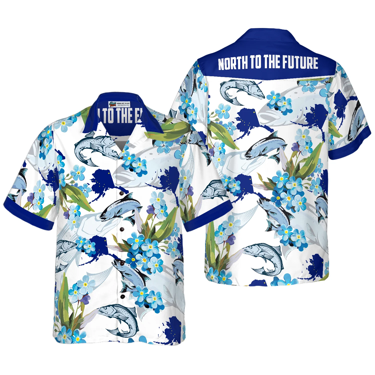 North To The Future Alaska Hawaiian Shirt Aloha Shirt For Men and Women