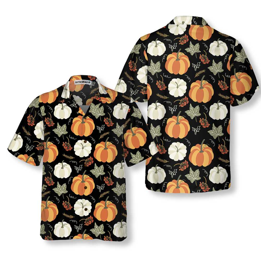 Fall Pumpkin Thanksgiving Hawaiian Shirt Funny Thanksgiving Shirt Unique Thanksgiving Gift Ideas Aloha Shirt For Men and Women