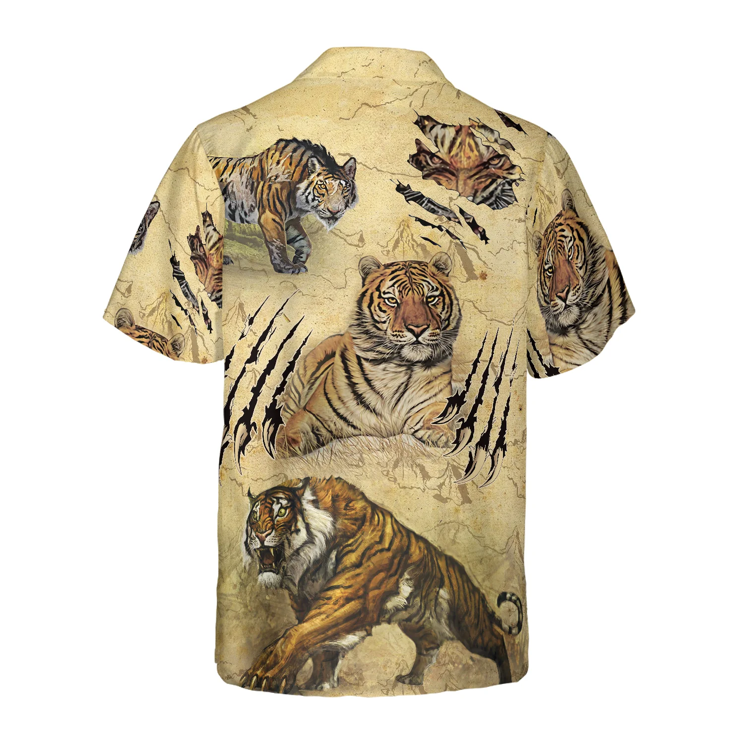 Tiger Claw Hawaiian Shirt Aloha Shirt For Men and Women