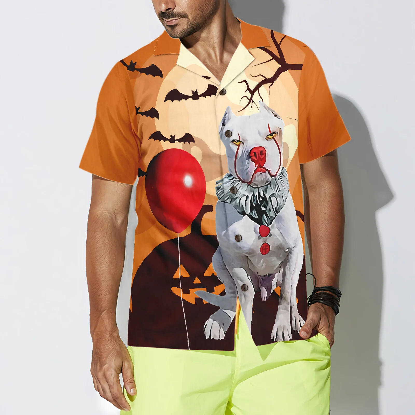 Pitbull Has Been Ready For Halloween Since Last Halloween Hawaiian Shirt Cool Halloween Shirt Aloha Shirt For Men and Women