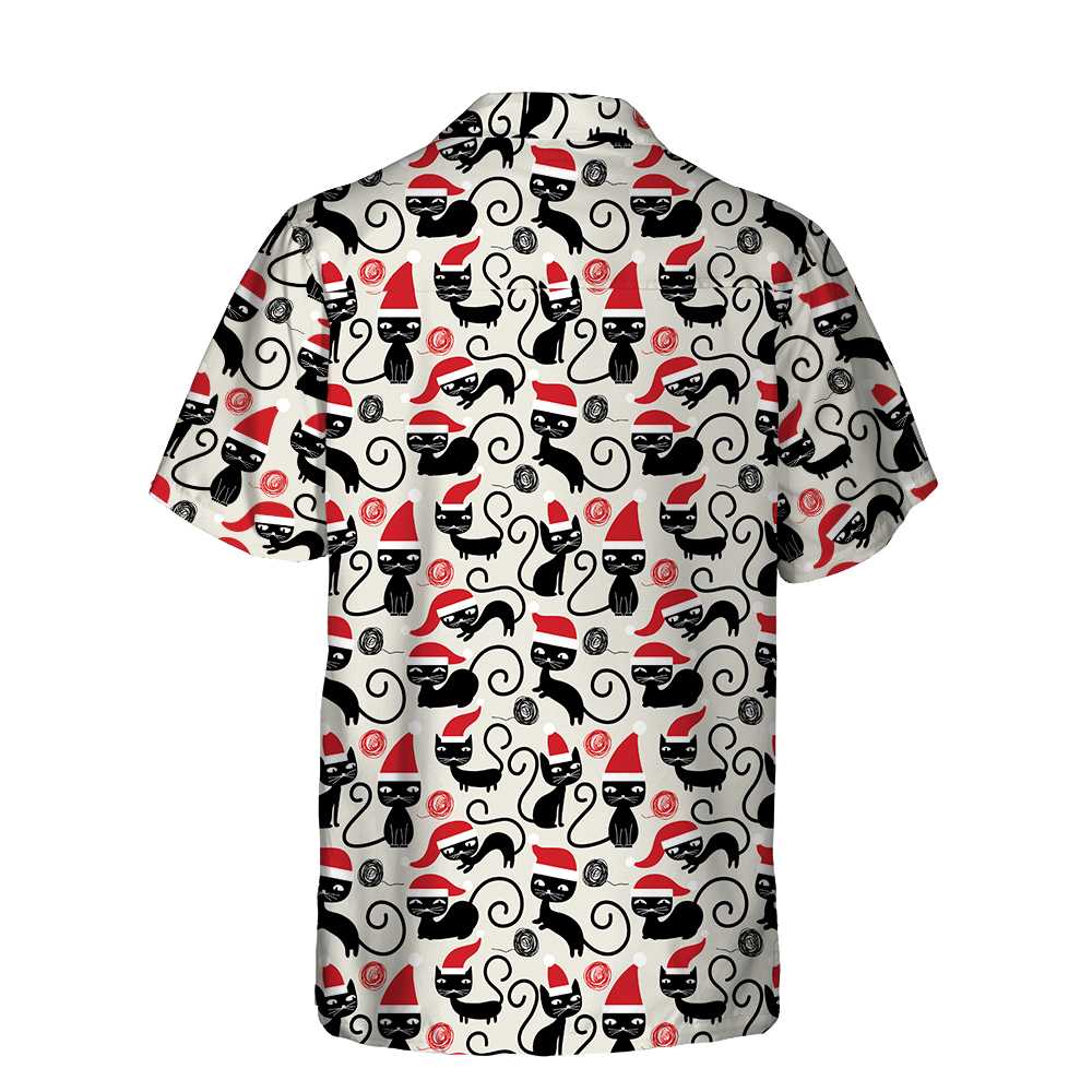 Cute Cats For Christmas Hawaiian Shirt Funny Catmas Shirt Best Gift For Christmas Aloha Shirt For Men and Women