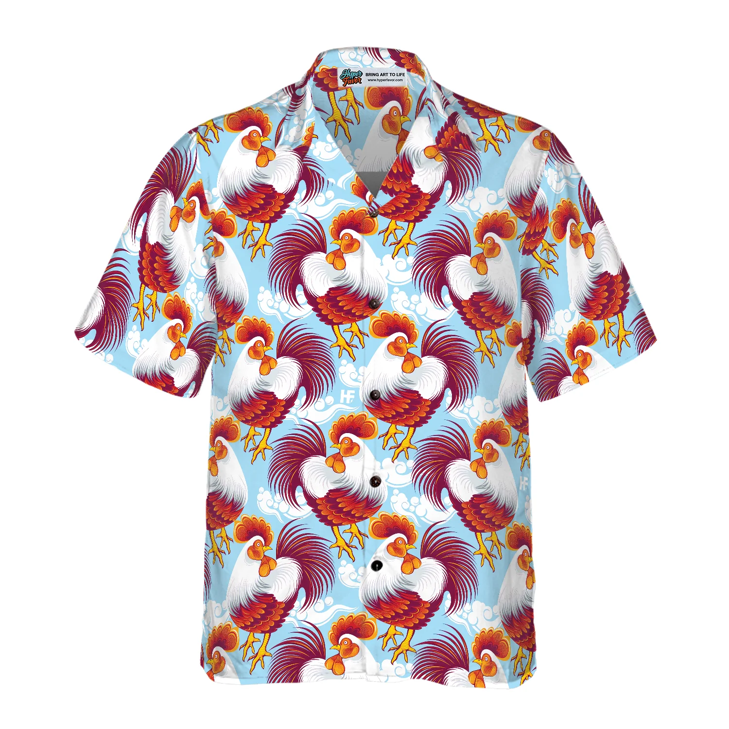 Beautiful Chickens Hawaiian Shirt Aloha Shirt For Men and Women