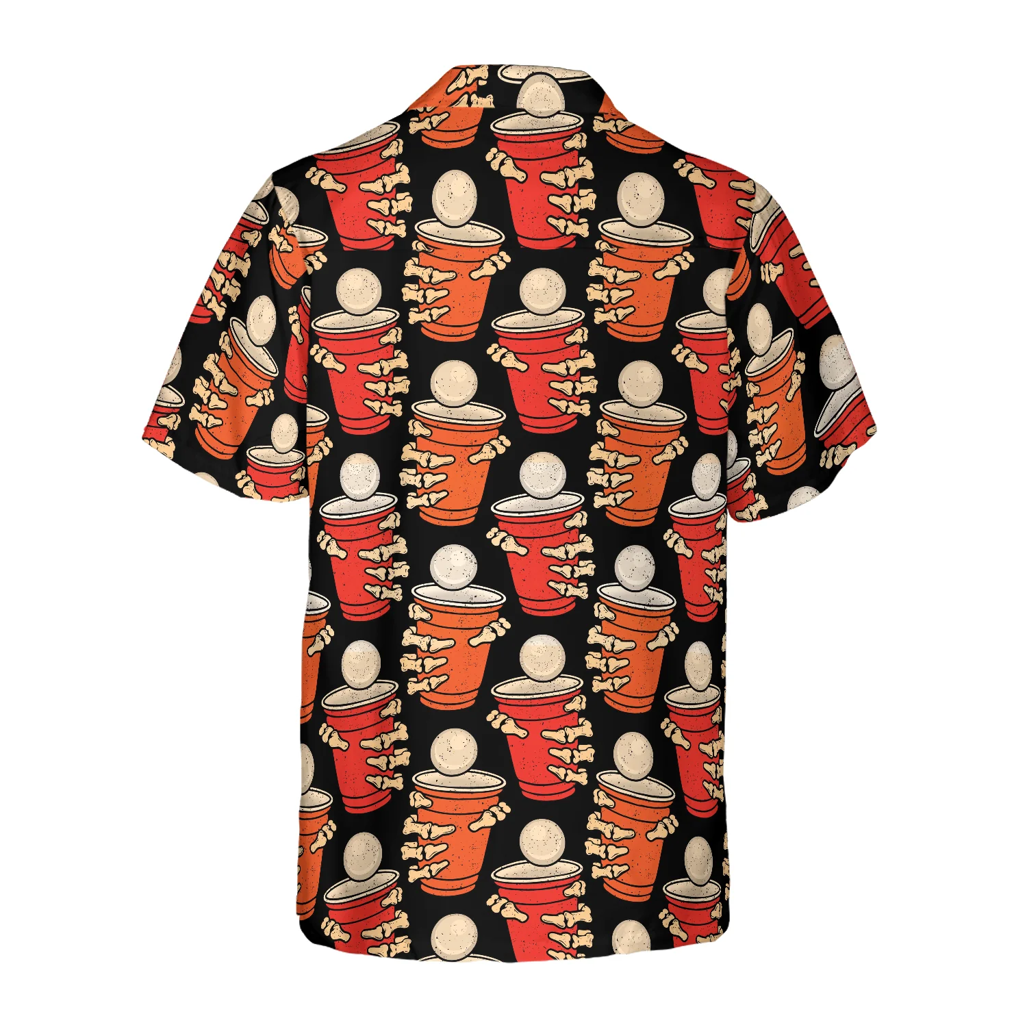 Beer Pong Halloween Party Hawaiian Shirt Aloha Shirt For Men and Women