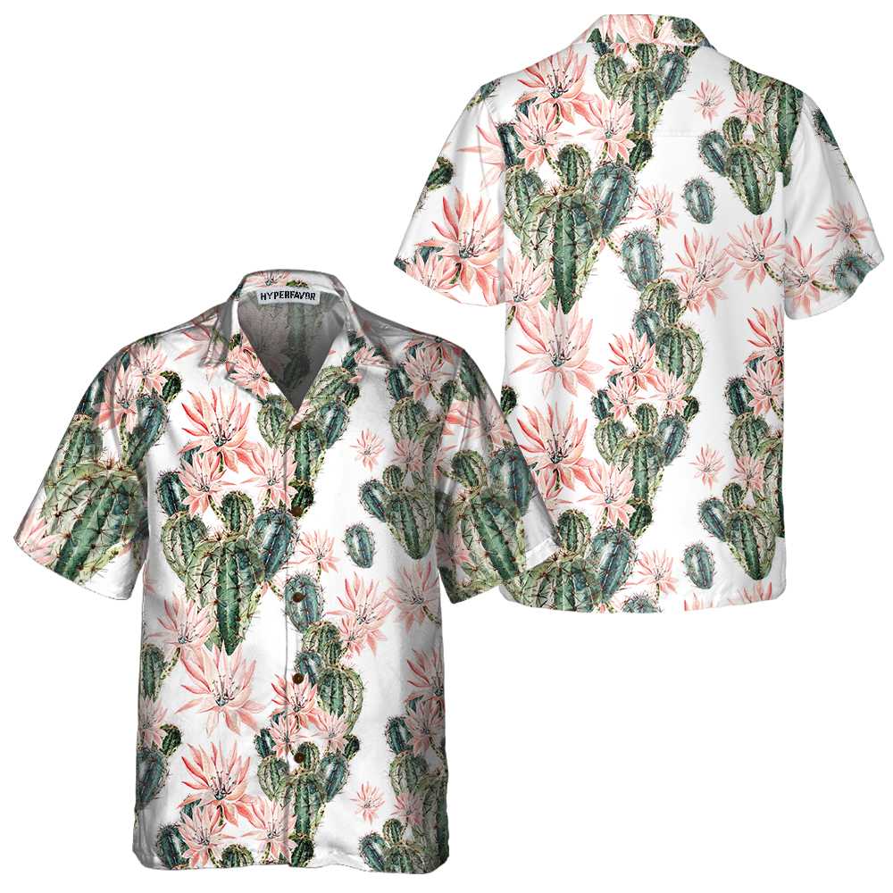 Cactus Makes Perfect Hawaiian Shirt Floral Cactus Hawaiian Shirt Cactus Shirt Aloha Shirt For Men and Women