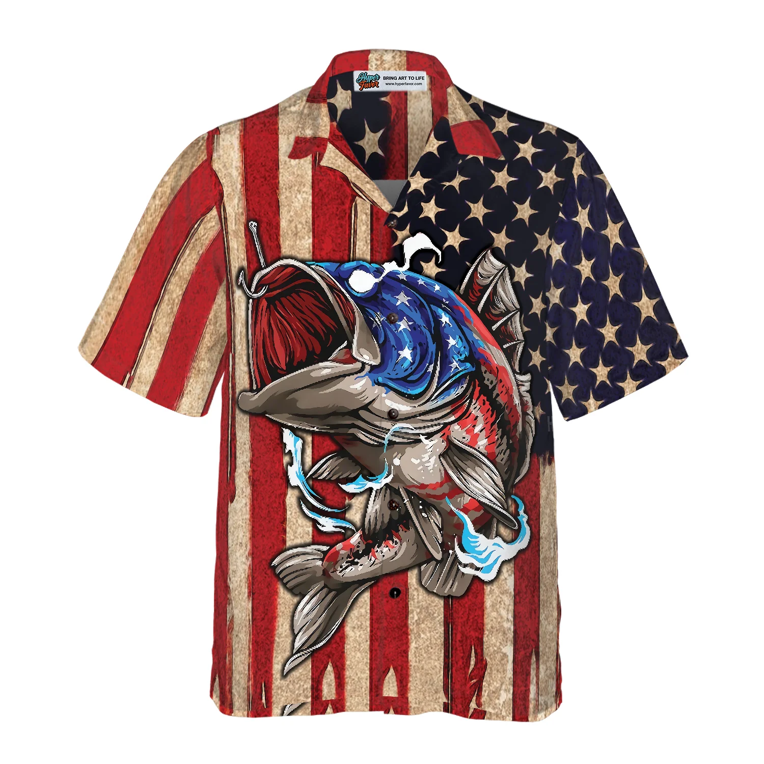 Hooked On Freedom Hawaiian Shirt Aloha Shirt For Men and Women