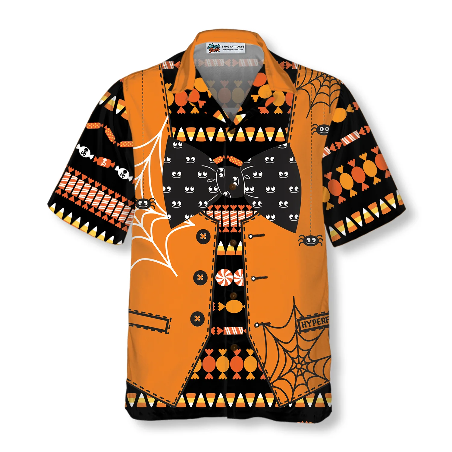 Halloween Candy Man Hawaiian Shirt Aloha Shirt For Men and Women