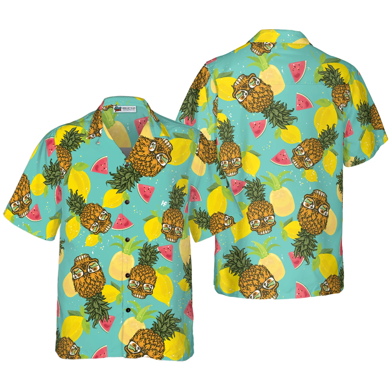 Skull With Sunglasses Hawaiian Shirt Aloha Shirt For Men and Women